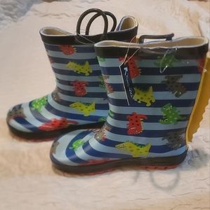 Komforme Kids Dinosaur Rainboots size 3